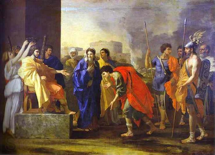Nicolas Poussin The Continence of Scipio, France oil painting art